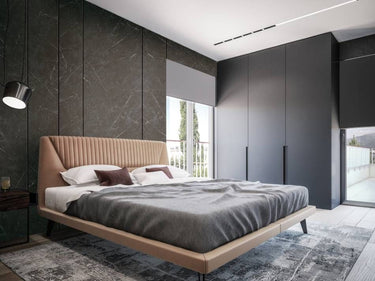 Armani Nero steenlook interieurfolie toegepast in interieur