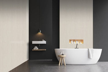 Biscuit Oak houtlook interieurfolie toegepast in interieur