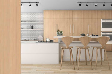Bleach Ash houtlook interieurfolie toegepast in interieur