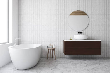 Brown Eiche houtlook interieurfolie toegepast in interieur