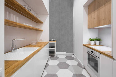 Cement Taupe betonlook interieurfolie toegepast in interieur