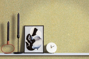 Champagne glitter interieurfolie toegepast in interieur