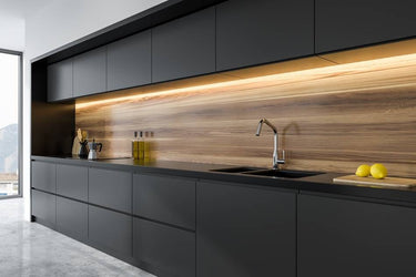 Charcoal Black matte interieurfolie voorbeeld interieur