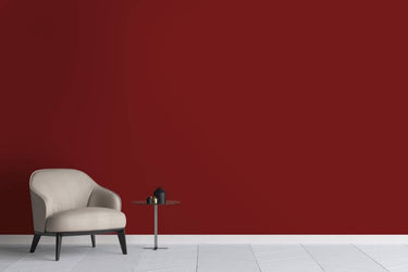 Chili Red matte interieurfolie sfeerbeeld statement interieur