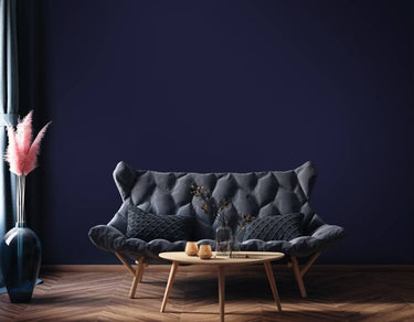 Deep Blue matte interieurfolie voorbeeld interieur