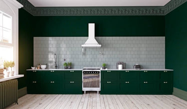 Deep Green matte interieurfolie toegepast in interieur