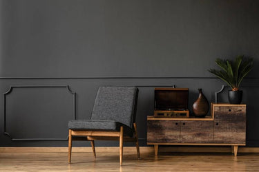 Driftwood Brown houtlook interieurfolie toegepast in interieur