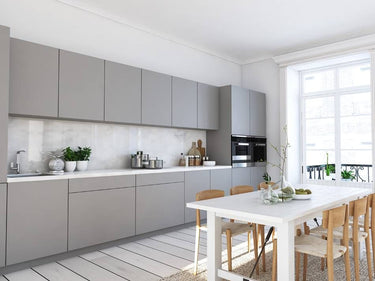 Elephant Grey matte interieurfolie voorbeeld interieur
