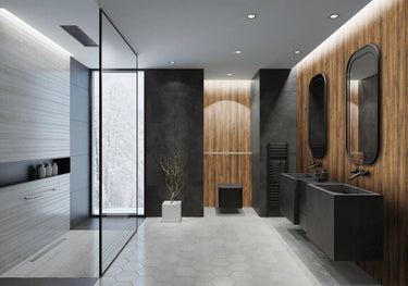 Hardwood Panel houtlook interieurfolie toegepast in interieur