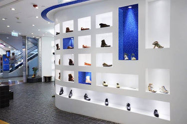 Midnight Blue Disco glitter interieurfolie toegepast in interieur