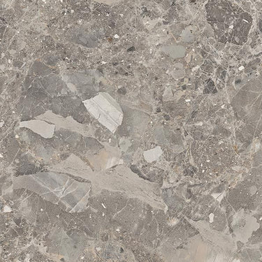 Lombarda Nero terrazzo steenlook interieurfolie kleurstaal