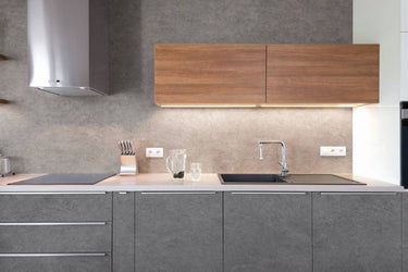 Raw Grey betonlook interieurfolie toegepast in interieur