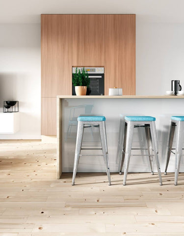 Sandy houtlook interieurfolie toegepast in interieur