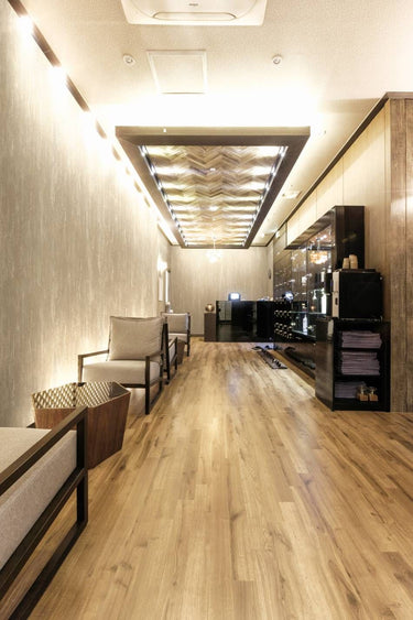 Shimmery Gold textiellook interieurfolie toegepast in interieur