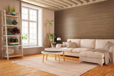 Structured Oak houtlook interieurfolie toegepast in interieur