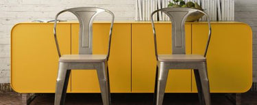 Sun Flower Yellow matte interieurfolie sfeerbeeld interieur
