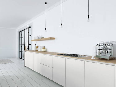 White Waves textiellook interieurfolie toegepast in interieur