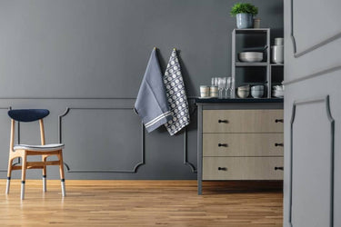 Greyish Oak houtlook interieurfolie toegepast in interieur